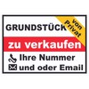 HB-Druck Land Sale Sign of Privat Sign A4 (210 x