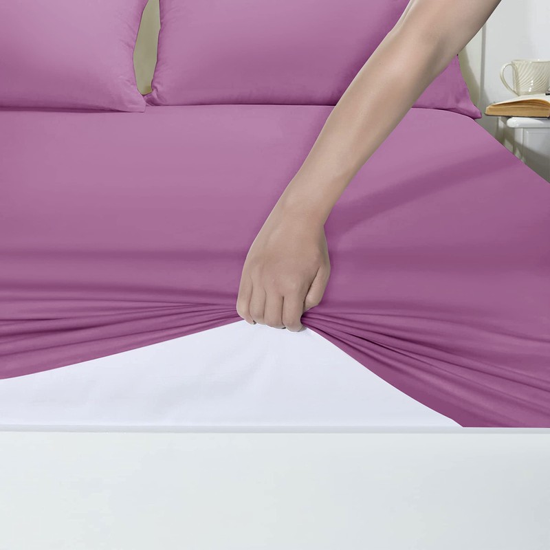 Yorkshire Bedding 25 Cm Fitted Bed Sheets - Super Soft