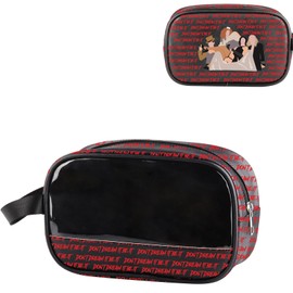 AKTAP Order of The Eastern Star Gifts Greek Sorority Clear Cosmetic Pouch Eastern Star Portable Makeup Bag for Her (MB, R Horror Movie C Makeup Bag-HT)