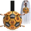 Qdan Christmas Interactive Dog Soccer Balls with Straps - Tug