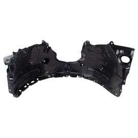 TRQ Front Right Inner Fender Liner Black Passenger Side Compatible with 2019-2022 Lexus ES300h 2019-2021 ES350 LX1249143