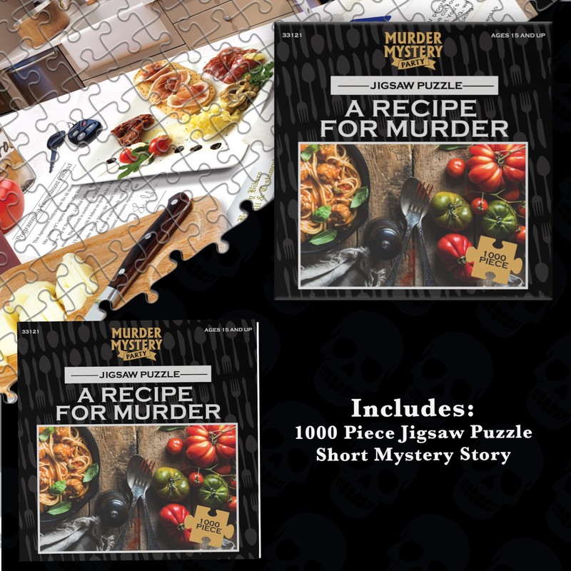 Bepuzzled Classic Mystery Recipe For Murder Jigsaw Puzzle by University