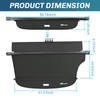 Nilight Cargo Cover Fit for Subaru Outback 2010 2011 2012