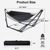 Chloraeon 2-in-1 Kids Hammock & Swing Chair - Adjustable Folding