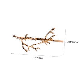 Ipetboom 10Pcs Antler Branch Hairpins Stylish Hair Clips for Versatile Accessories Silver Gold Antique Bronze Antique Silver and