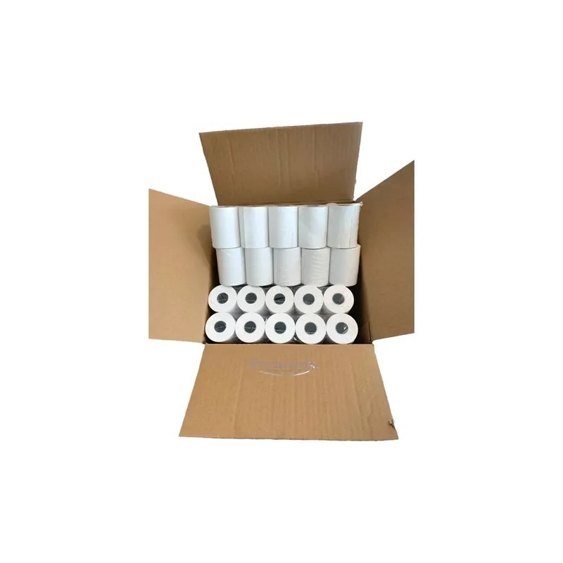 60 Rollos Papel Termico 57x36 Para Terminal Bancaria