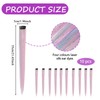 KASESSS 10 Stück HaarsträHnen Bunt, Hair Extensions Clip In FüR