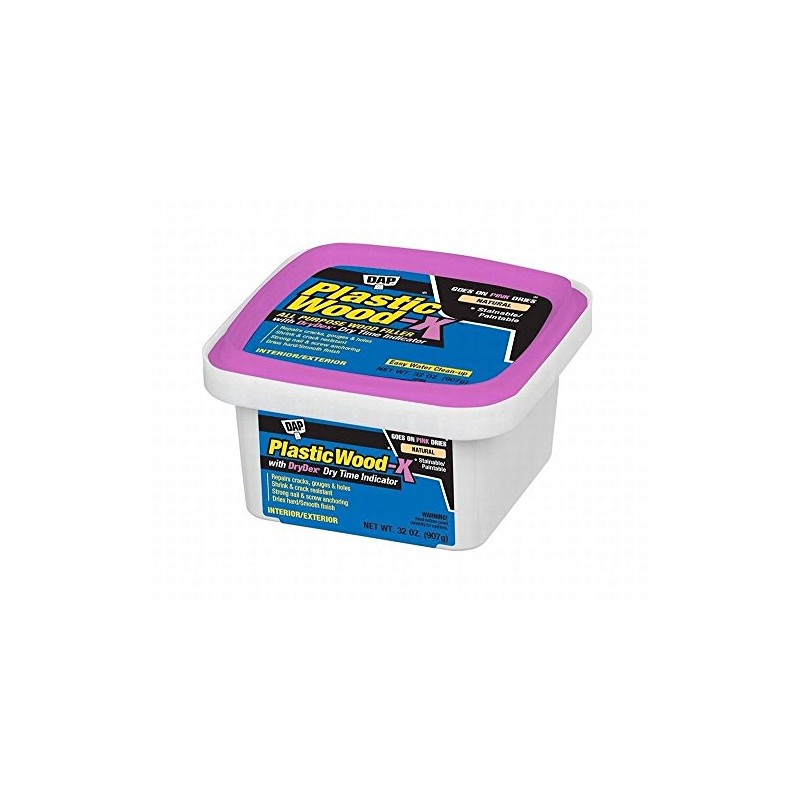 PLASTIC WOOD DAP X with DryDex Wood Filler, Natural, 32