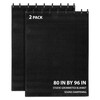 2 Pack Large Sound Dampening Blankets - 96" x 80"