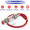 BOJACK 8 Gauge AWG 1ft Power Wire with 100 Amp