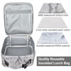IWTTWY Insulated Lunch Bag Camo Cooler Bag Portable Carrying Lunch