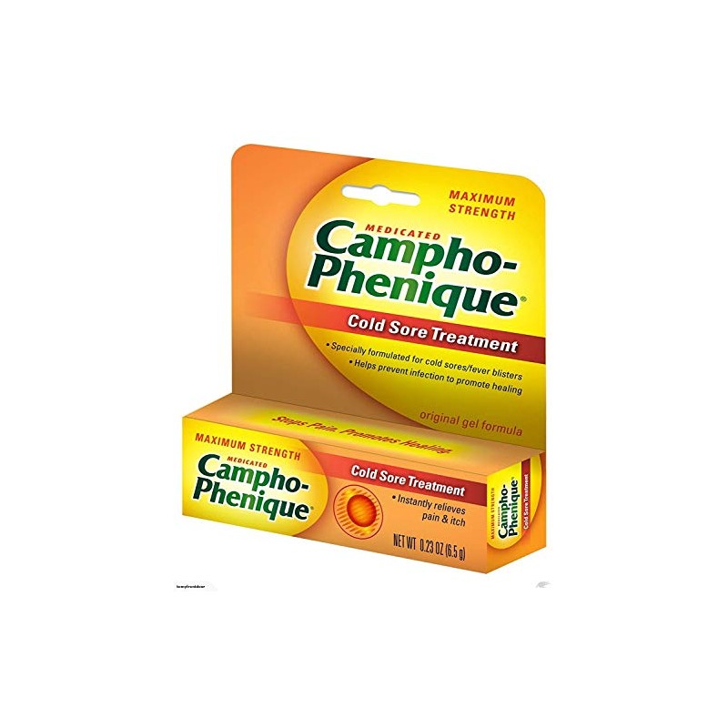Campho-Phenique Cold Sore Treatment Original Gel Formula, 0.23 OZ