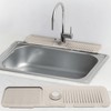 14.6” Silicone Faucet Mat For Kitchen Sink, Kitchen Sink Splash