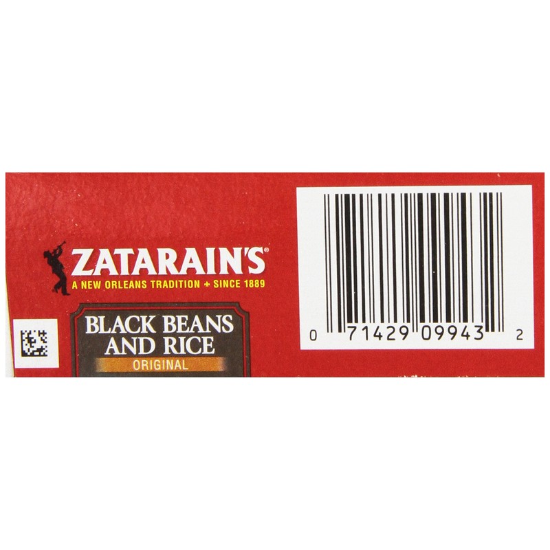 Zatarain's Black Beans & Rice, 7 oz