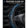 Car Steering Wheel Cover for 14.5–15 Inch Wheels – PU