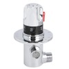 Brass Thermostatic Shower System Hot Cold Water Mixing Temperature Control
