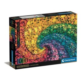 Clementoni Rompecabezas Remolino Flores Colores 1000p Clementoni Italia