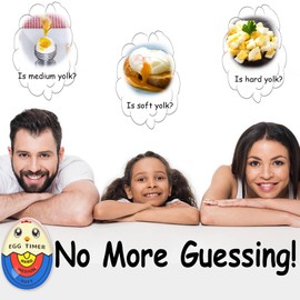 Lasubst Egg Timer for Boiling Eggs Soft Hard Boiled Egg Timer That Changes Color When Done,Color