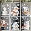 Christmas Window Stickers Window Cling: Three-Dimensional White Window Decal 9