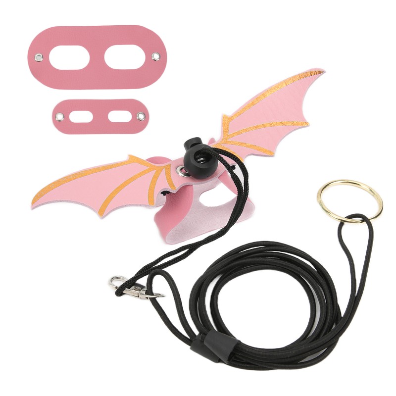 Adjustable Lizard Leash Bearded Dragon Harness Soft for Reptiles Small