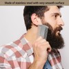1 Pc Beard Comb Stainless Steel Moustache Combs Pocket-Friendly Mustache