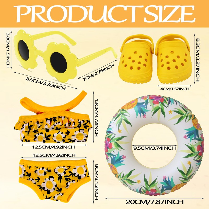 Baby Swimming Set, Swimming Set for Dolls