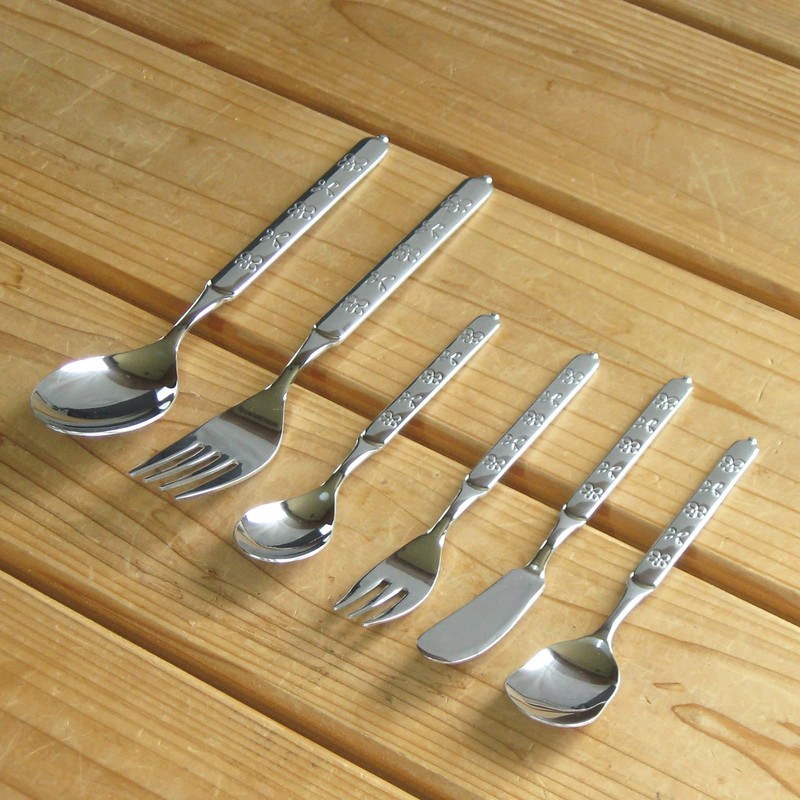 Nagao Herb Dinner Fork, 5 Pieces + 1 Bottle, 18-0