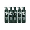 amos Green Tea Real Feel Shampoo 500g (5 Packs) Revitalizing Scalp & Hair Care / amos 아모스 녹차실감 샴푸 500g 5개 리바이탈 라이징 두피 모발 케어