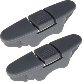 W10508950 Dishwasher Upper Dishrack Slide Rail Stop Clip for Whirlpool Kenmore Dishwasher Stop Track Replacement Parts AP6022472 PS11755805 WPW10508950VP 2684662 8562015 (2Pcs)