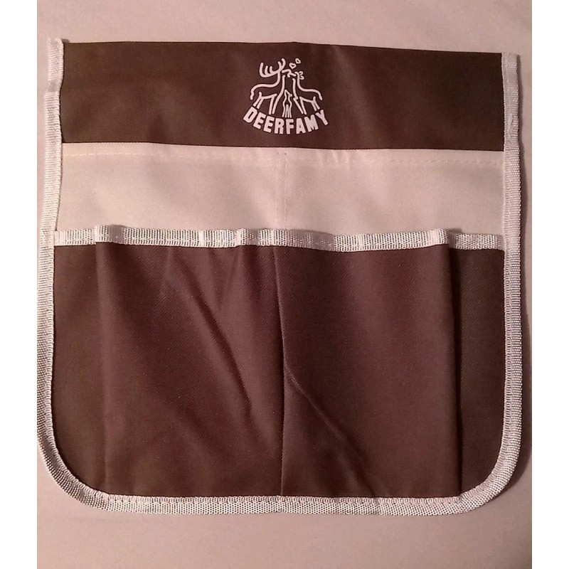 DEERFAMY Brown Tool Pouch bag for Foldable Garden Kneeler Bench