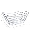 Simplify Wire Towel Basket| Dimensions: 12.1" x 7.5" x 5.1"|