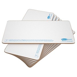 Show Me Rigid Plain Drywipe Flashcards 10-Pieces Small Pack