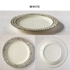 Minoru Pottery Mino Ware Gran 235 Plate, White