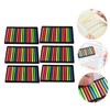 Operitacx 6 Fluorescent Sticky Notes Sentence Highlight Sticker Transparent Tape