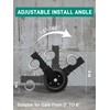 DOZAWA Gate Wheel for Metal Tube Gate, 6" Heavy Duty