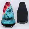 Bulopur Red Hibiscus Sea Turtle Print Car Seat Covers for