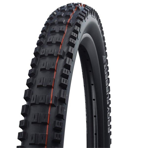 SCHWALBE - Eddy Current E-MTB/MTB and Enduro Tubeless Folding Front Bike Tire | 27.5 x 2.8 | Evolution, Super Trail, Addix Soft | Black