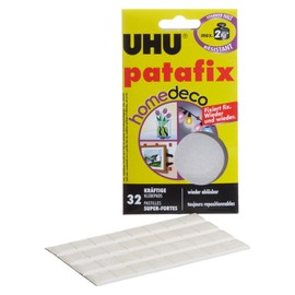 UHU 47910 Patafix Homedeco Sticky Pads 32 Pieces