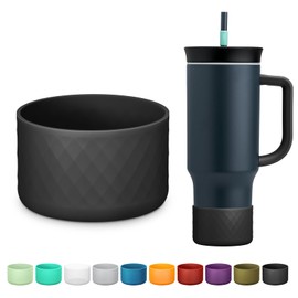 Beonsky Silicone Boot for Owala 40 oz Tumbler with Handle, Anti-Slip Protective Sleeve for Stainless Steel Triple Layer Insulated Travel Tumbler Accessories
