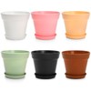 Frcctre 30 Pack 4 Inch Plastic Planter Pots, Small Flower