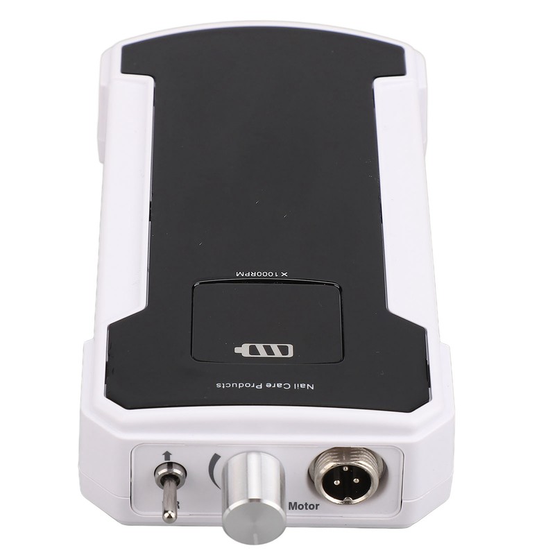 Black Rechargeable Electric Nail Drill Portable Nail Polish Machine Electric