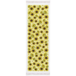 Contex 60453-80 Face Towel, Cloth Goyomi 2024, Towel Tenugui, Sunflower, Made in Japan, Pink, Approx. 13.0 x 39.4 inches (33 x 100 cm)