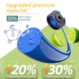 YWTESCH 7 Packs Weed Wacker String Replacement for Ryobi One+ AC14RL3A,0.065-Inch String Trimmer Refill Compatible with Ryobi 18v, 24v, and 40v Trimmer（6 Trimmer Line,1 Trimmer Cap）