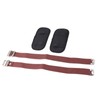 2PCS Drywall Stilt Protective Comfortable Adjustable Stilt Leg Straps Padded