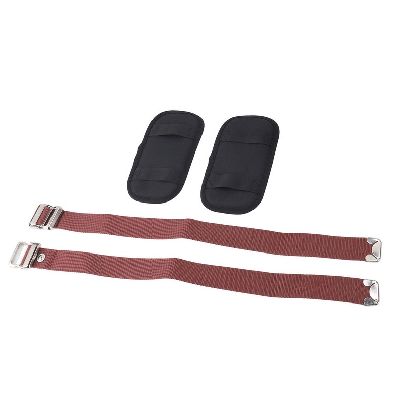 2PCS Drywall Stilt Protective Comfortable Adjustable Stilt Leg Straps Padded