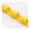 ProfiOffice® Plastic Binding Combs 21 Rings 8 mm Yellow Pack