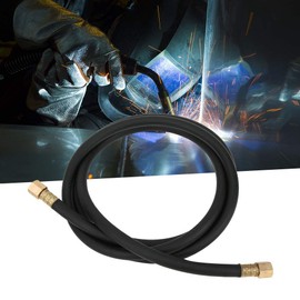 Inert Gas Hose, Compressed Air Hose, 1/4 Inch Inert Gas Hose, Hose with Sturdy Brass Connections for Argon, CO2, Nitrogen (2 m / 6.6 ft)