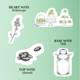 Jeanne Arthes - FRENCH WAY OF LIFE, Tea Time à Paris, Macaron Amande Eau de Parfum, Spray perfume for women, Fruity Floral Scent, Notes of Almond, Prune, Made in France, 3.38 Fl.oz