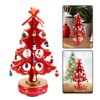 Cabilock Christmas Tree Classic Music Box Wooden Clockwork Design Christmas