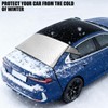 Zpana Car Magnetic Rear Windshield Snow Cover, Vehicle Rear Window